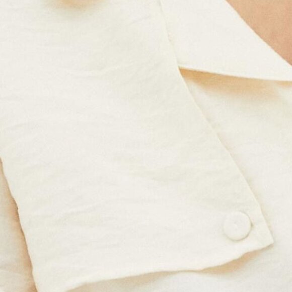 NEW Mango Oversized Ivory Blouse Top - Picture 14 of 14